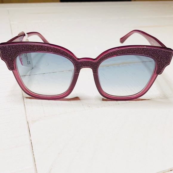 Jimmy Choo Accessories Nwt Jimmy Choo Mayela Glitter Sunglasses